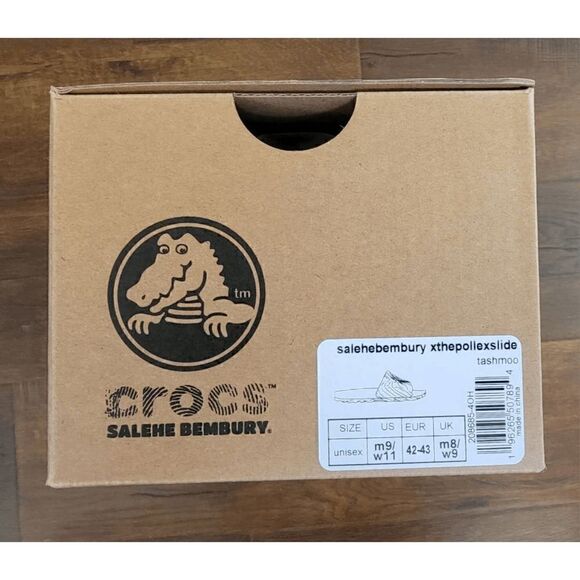 crocs pollex slide by salehe bembury tashmoo 208685-4OH men size 9 fast shipping - Picture 8 of 8